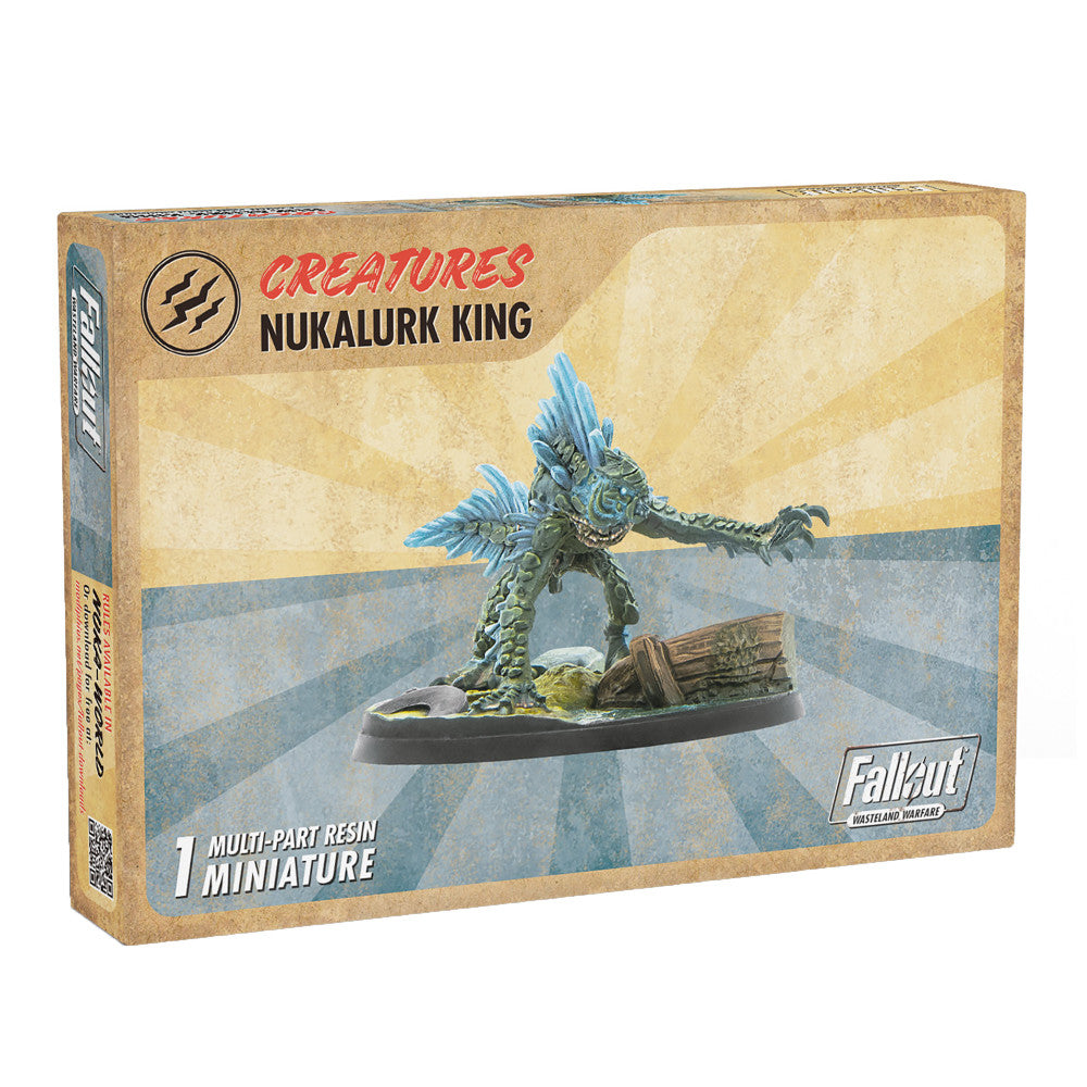 Bethesda Fallout: Wasteland Warfare - Nukalurk King 32mm RPG Resin Figure