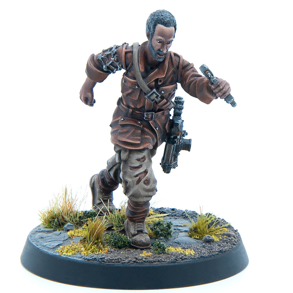 Modiphius Entertainment: Fallout: Miniatures - Survivors: Foundation Authority - 3 RPG Miniatures