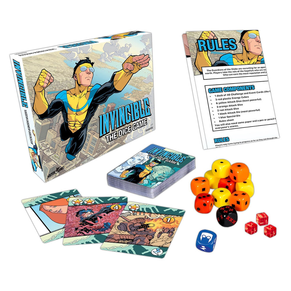 Invincible: The Dice Game - Superhero Themed Dice-Rolling Game by Mantic Games