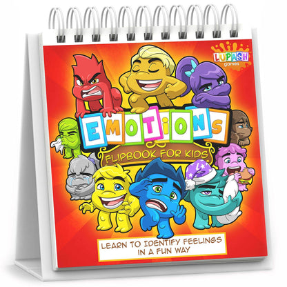 Lupash Games: Emotions Flipbook - Monsters, Ages 3+