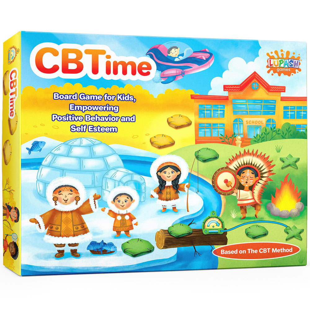 CBTime Cognitive Behavioral Therapy Board Game by Lupash Games, Ages 8+