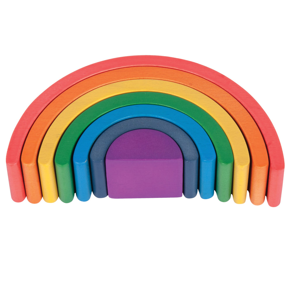 TickiT Wooden Rainbow Architect Arches - 7 Piece Set