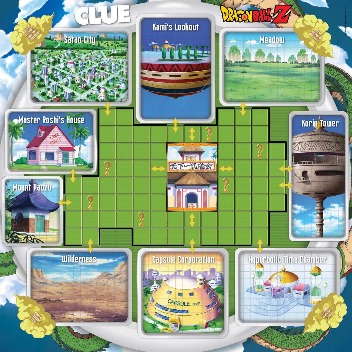 Dragon Ball Z CLUE Board Game