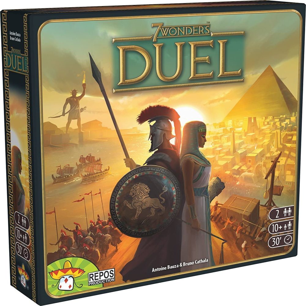 7 Wonders Duel Strategy Board Game by Repos Production