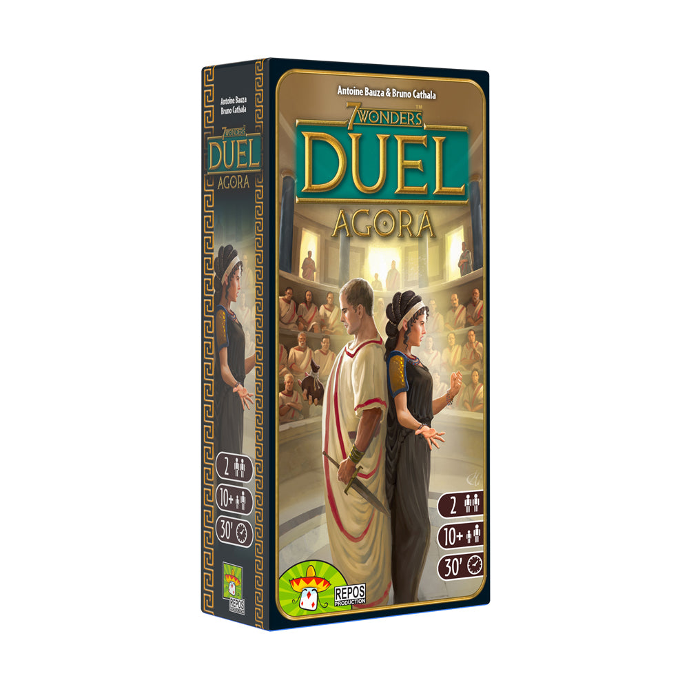 Repos Production 7 Wonders Duel: Agora Expansion Strategy Board Game