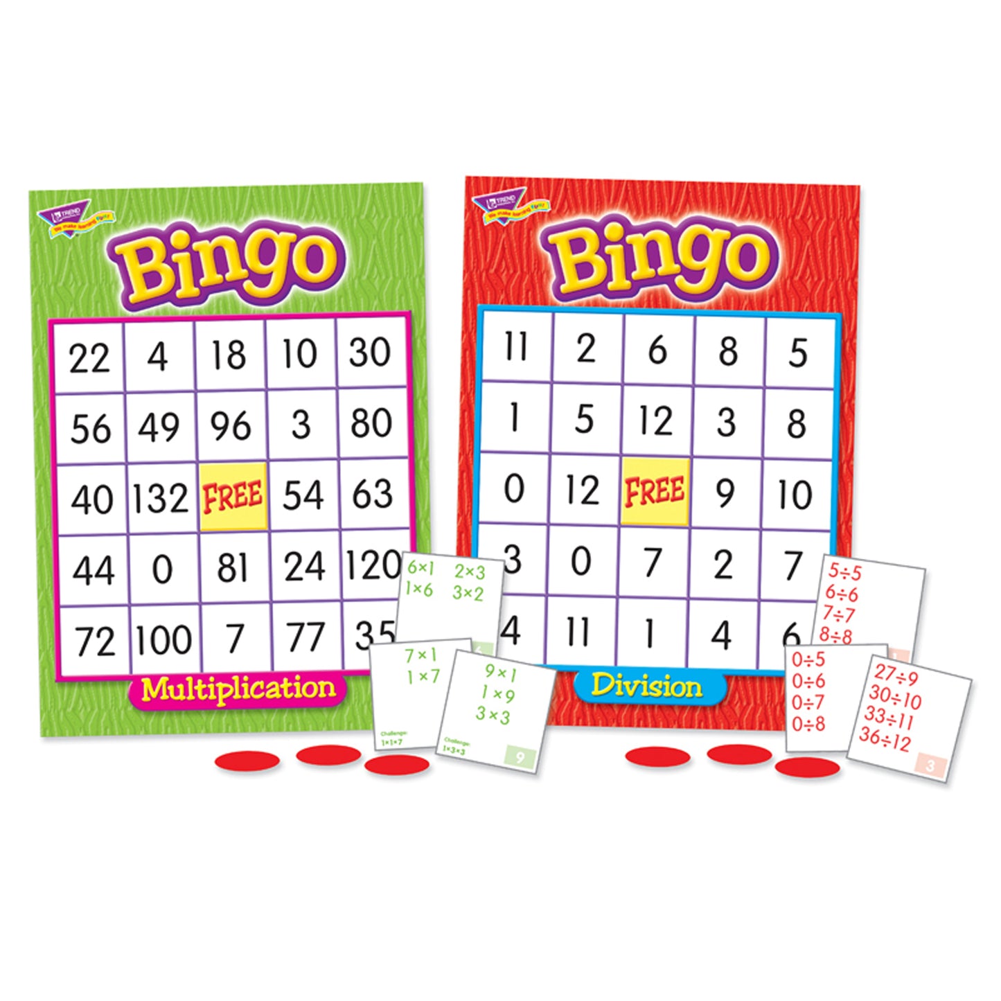 TREND Multiplication & Division Bingo Educational Game