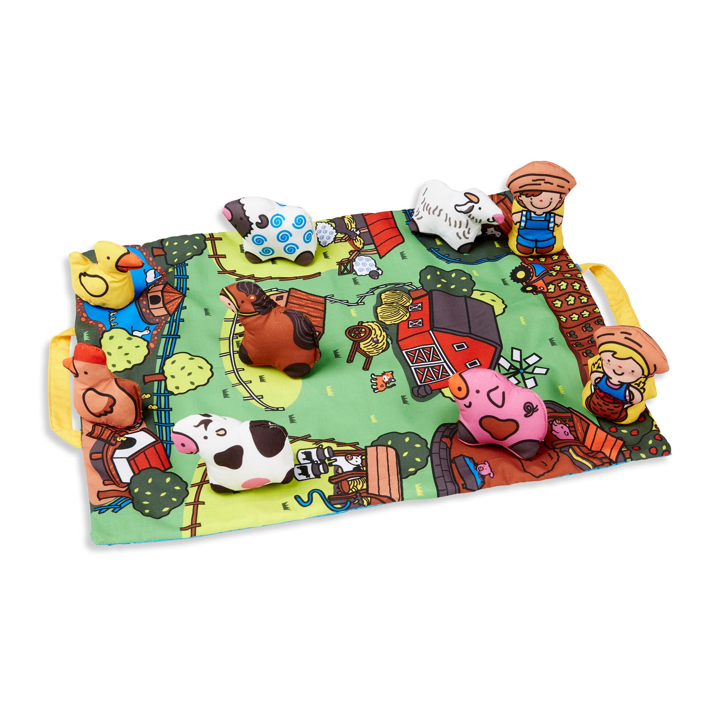 Melissa & Doug Take-Along Farm Play Mat ‚Äì Interactive Toddler Activity Set