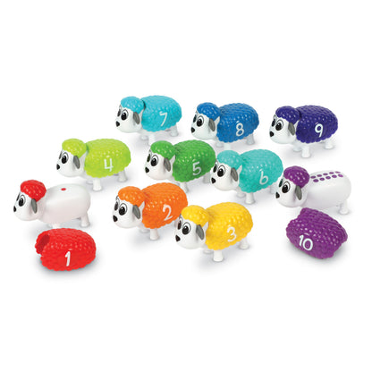 Learning Resources Snap-n-Learn Counting Sheep - Colorful Number Matching Game