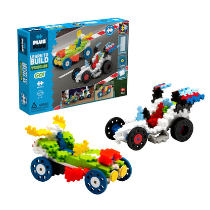 Plus-Plus Learn to Build GO! Vehicles Set - 360 Pieces