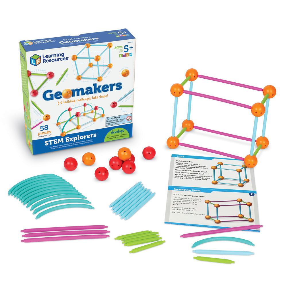 Learning Resources STEM Explorers Geomakers - Educational Geometry Building Set