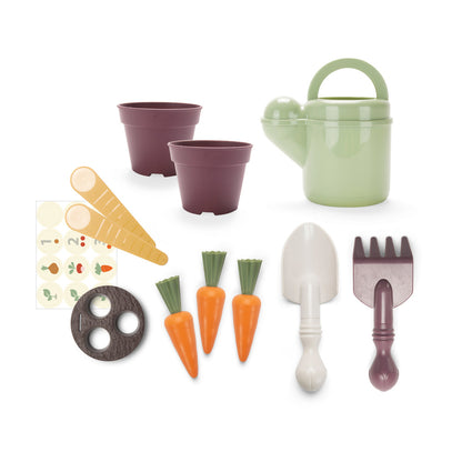 Dantoy: Green Garden - Planting Set - 11pcs, Gardening & Food Playset, Toddlers Ages 2+