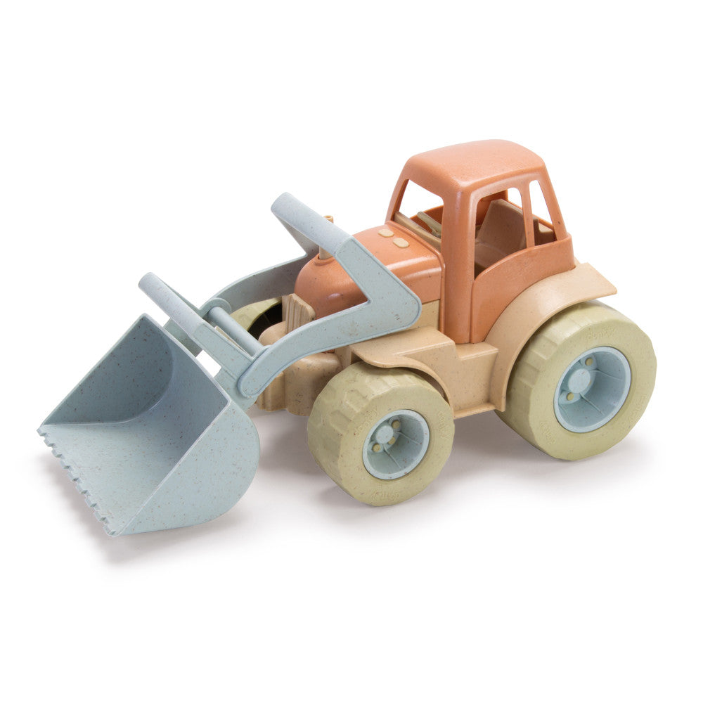 Dantoy Bio-Friendly Big Tractor with Front Loader for Indoor and Outdoor Play, Ages 2-8