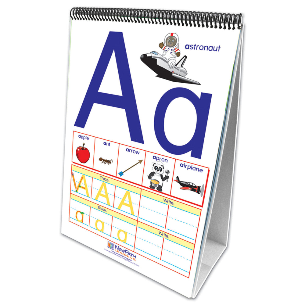 NewPath Learning Alphabet Mastery Flip Chart Set - Early Childhood Education