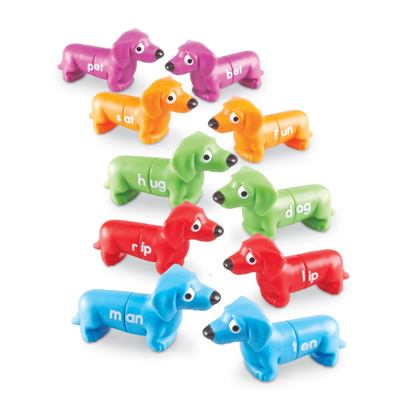 Learning Resources Snap-n-Learn Rhyming Pups - Educational Toy for Early Phonics