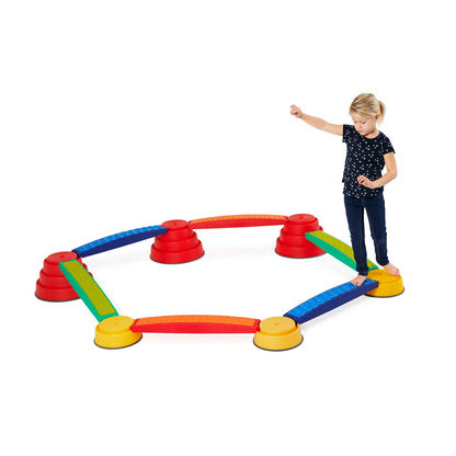 GONGE Build N' Balance Tactile Set - Colorful Sensory Integration Toy for Kids