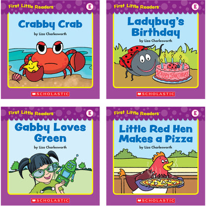 Scholastic First Little Readers Parent Pack: 16-Book Set, Levels E & F