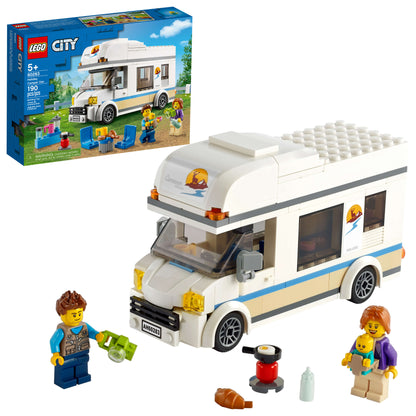 LEGO City Holiday Camper Van 60283 Building Kit - 190 Pieces