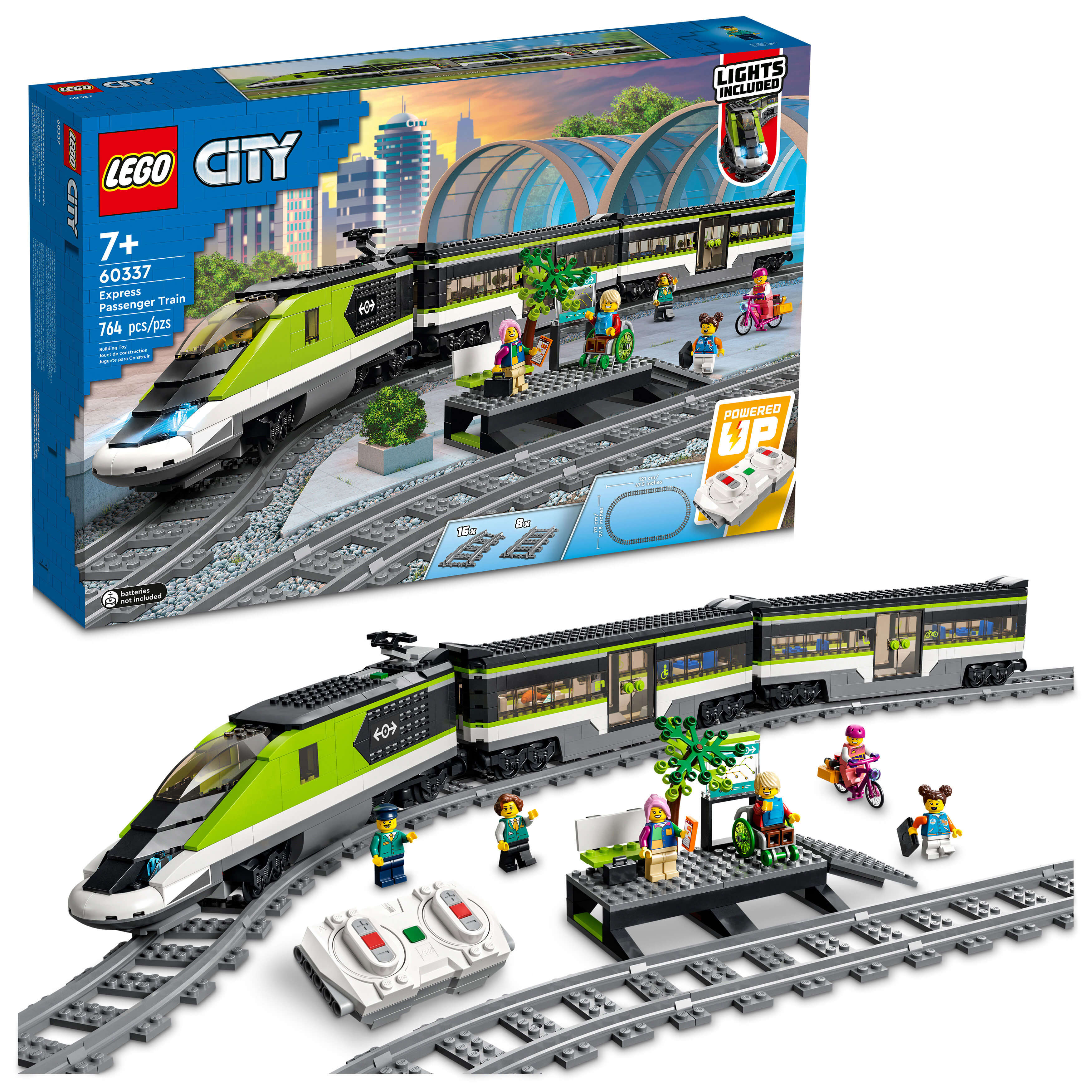 LEGO City Express Passenger Train 60337 Building Kit 764 Pieces Toys R Us