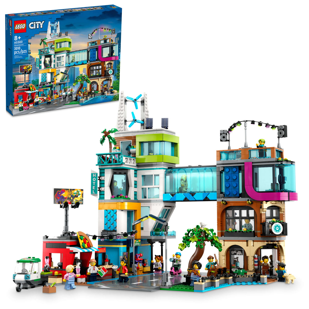 LEGO City Downtown 60380 Comprehensive Building Set - 2,010 Pieces