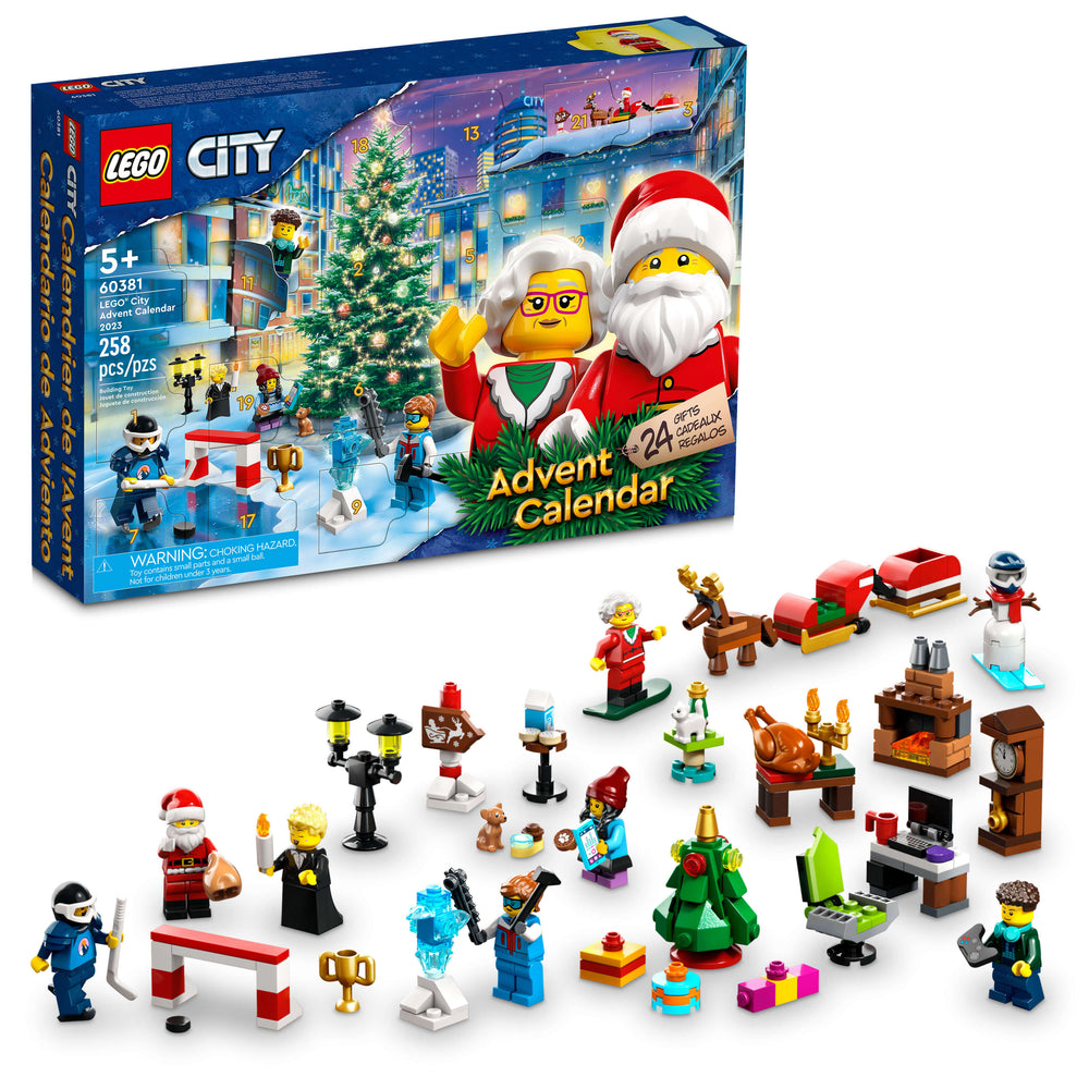 LEGO City Advent Calendar 2023 Building Set 60381 (258 Pieces)