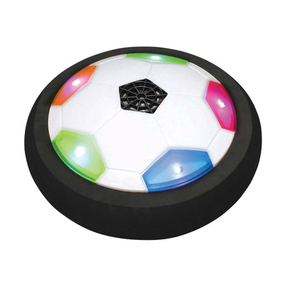 Toysmith Ultra Glow Air Power Soccer Disk - Light-Up Indoor Play