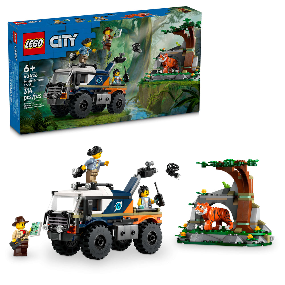 LEGO City Jungle Explorer Off-Road Truck Toy 60426