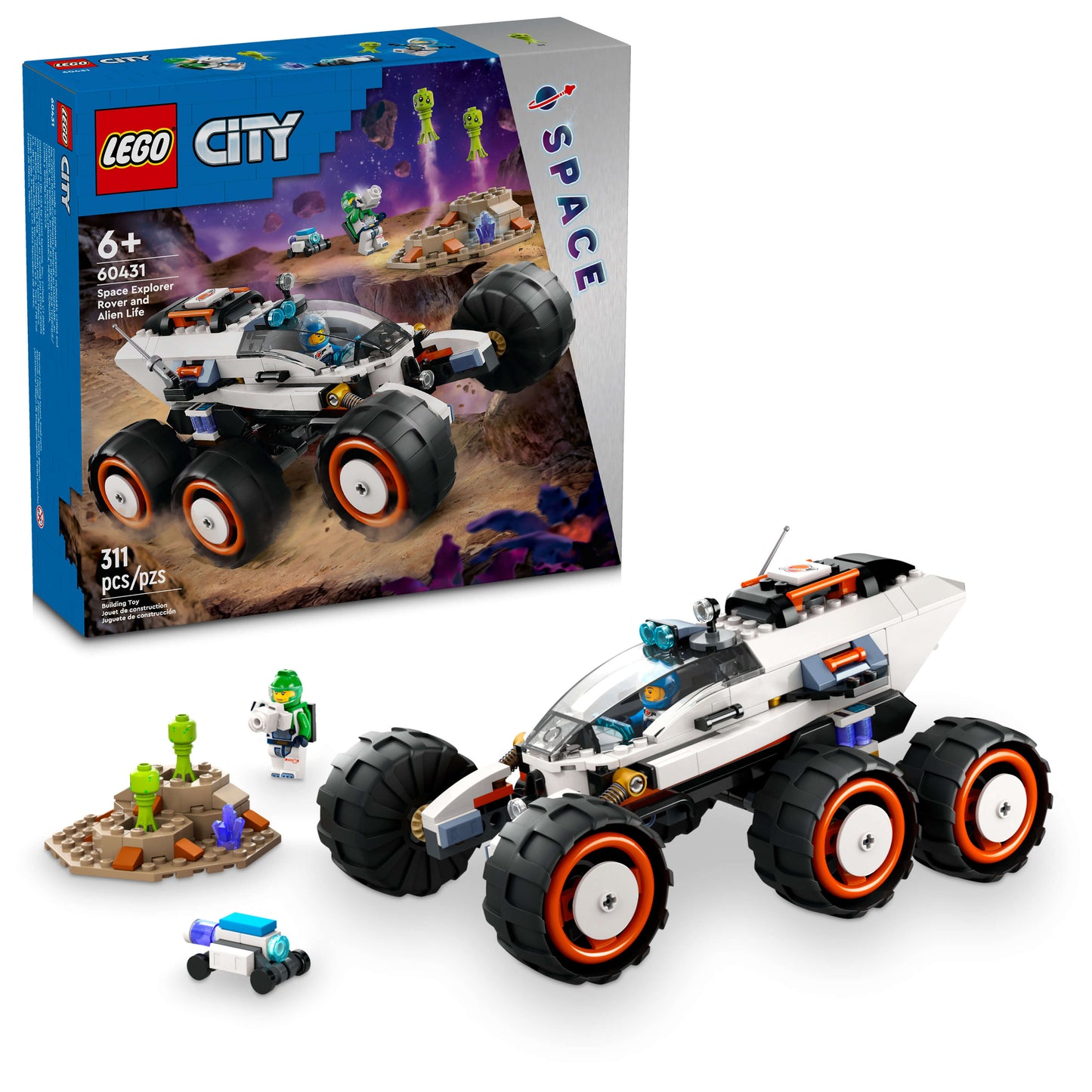 LEGO City Space Explorer Rover and Alien Life 60431