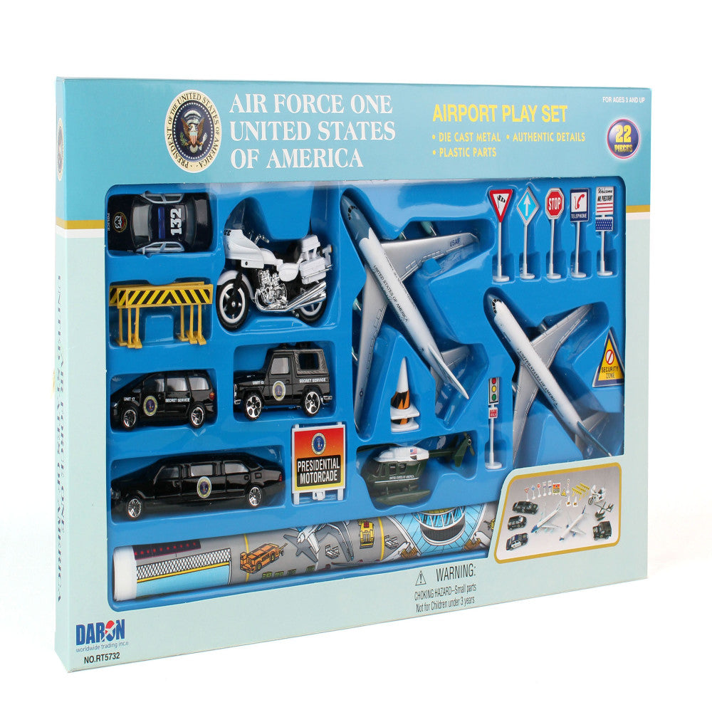 Daron Air Force One Die-Cast Playset, 20-Piece Collection