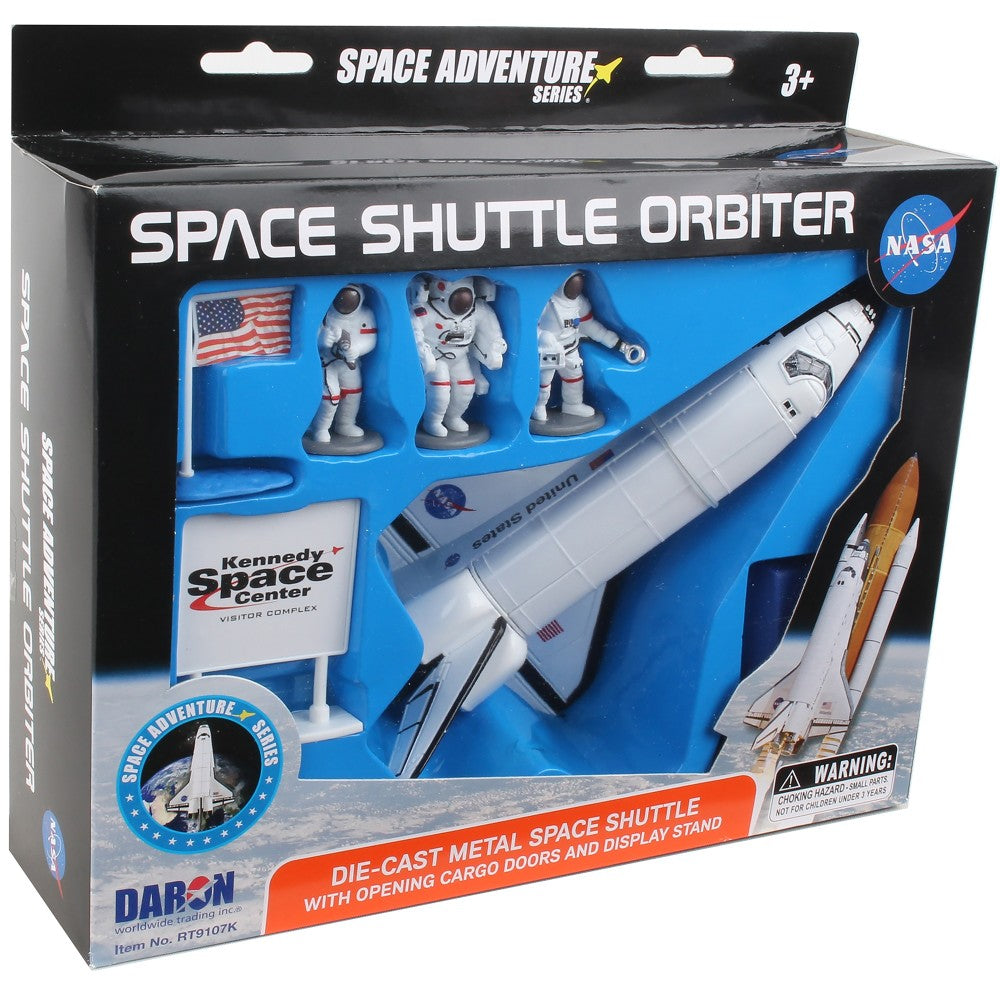 Daron NASA 7-Piece Die-Cast Space Shuttle Playset with Accessories