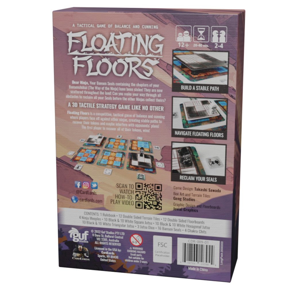 Floating Floors Ninja Balance Board Game