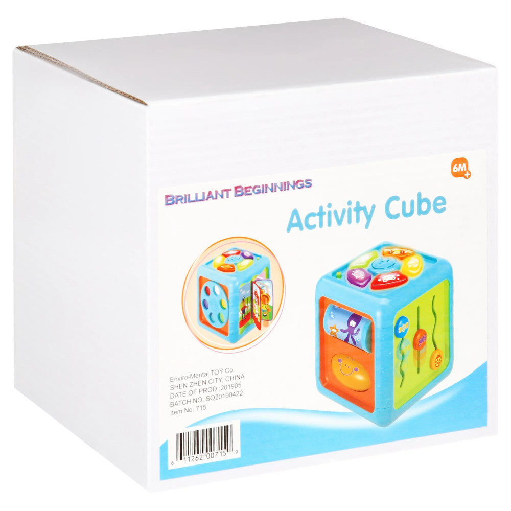 Brilliant Beginnings: Baby Activity Cube - Lights & Sounds Toy