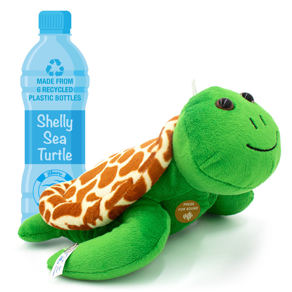 Shore Buddies Shelly the Sea Turtle 12 inch Interactive Plush Toy