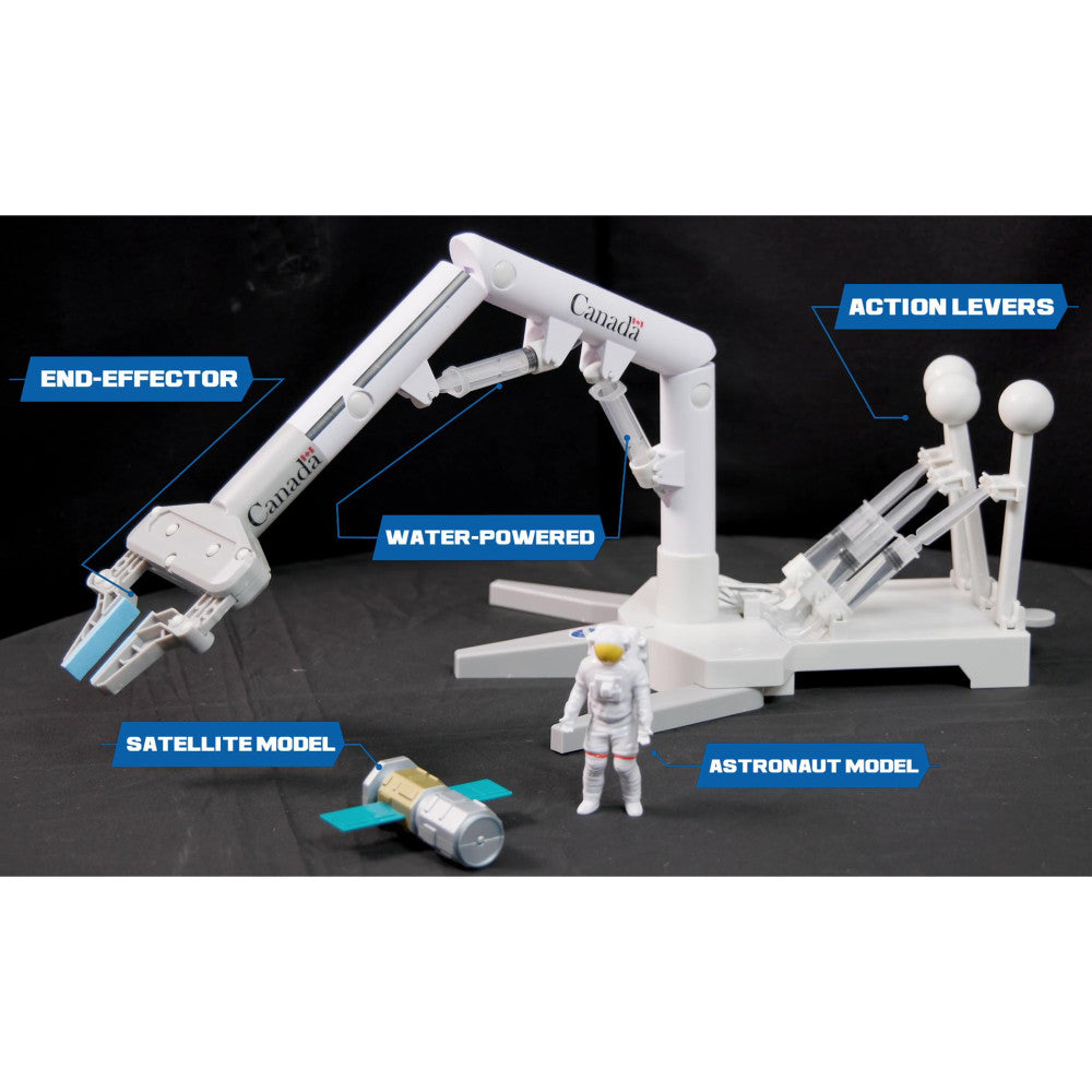 NASA Future Explorers: Canadarm Robot Arm Mobility System - 108pc Build & Learn, Ages 8+