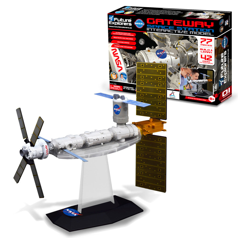 NASA Future Explorers: Gateway Space Station Interactive Model - Build & Learn STEM Toy, Ages 8+