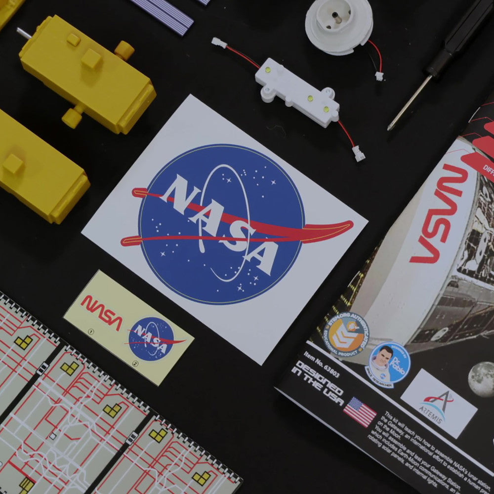 NASA Future Explorers: Gateway Space Station Interactive Model - Build & Learn STEM Toy, Ages 8+