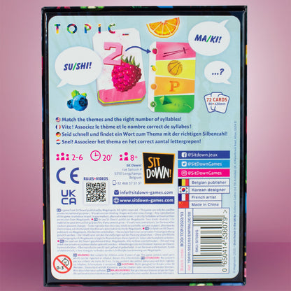 Topic_ Dynamic Party Word Card Game