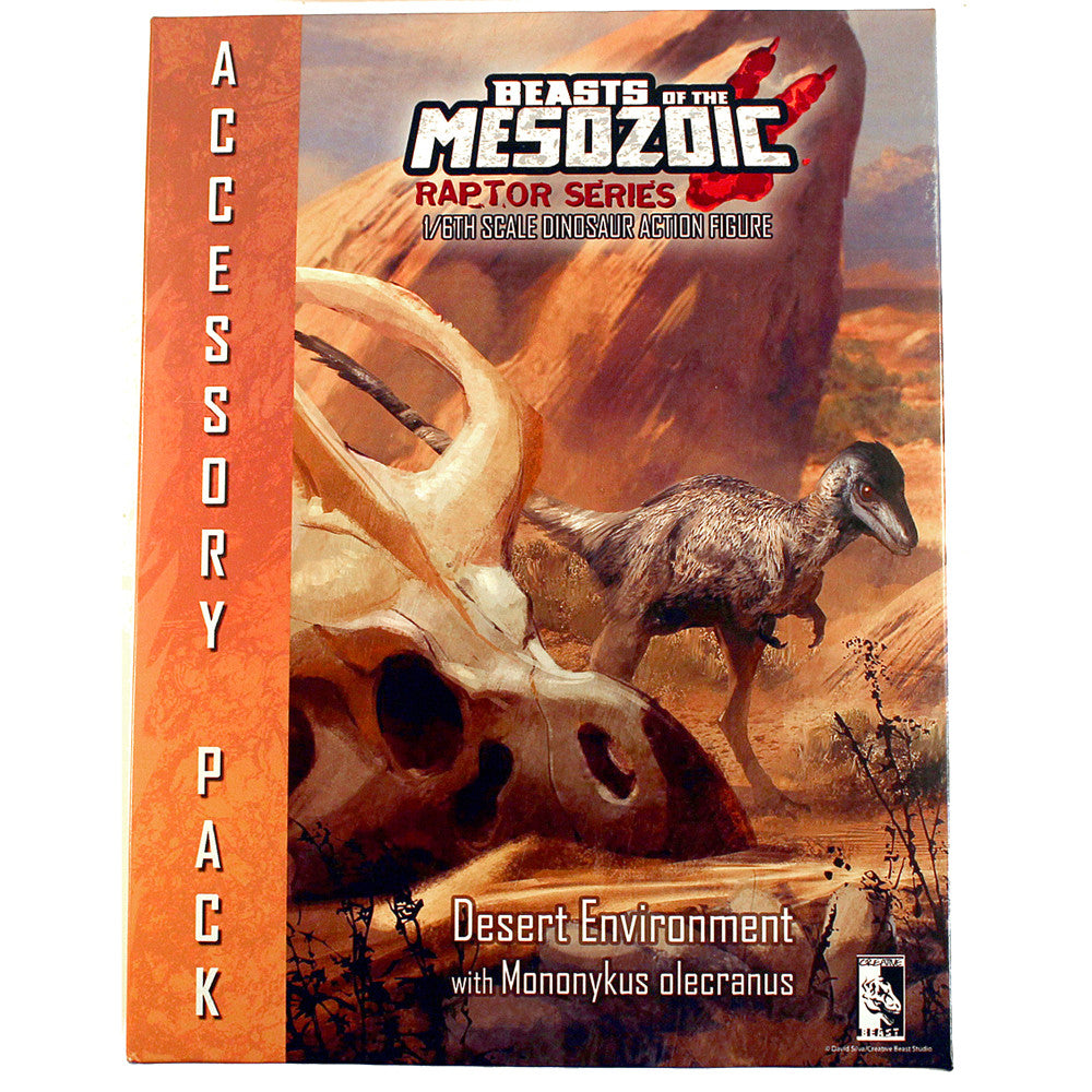 Beasts of the Mesozoic: 1/6th Scale Desert Environment Mononykus Olecranus Action Figure Set