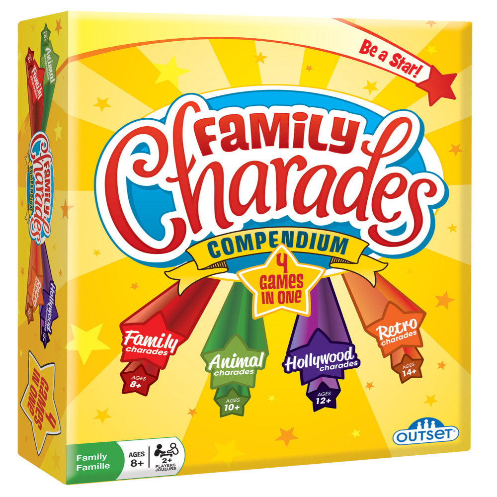 Family Charades Compendium Multi-Category Party Game