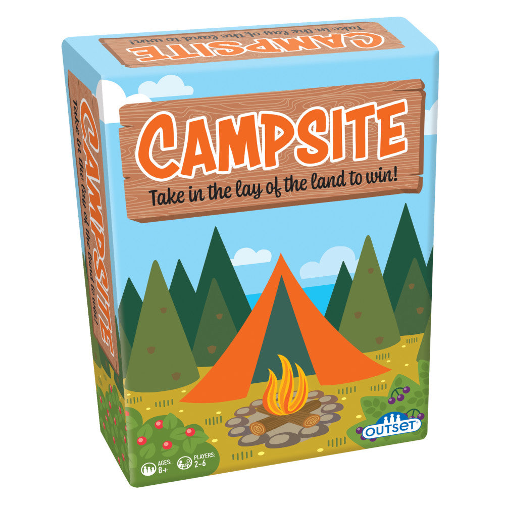 Campsite Family Strategy Tile Laying Board Game