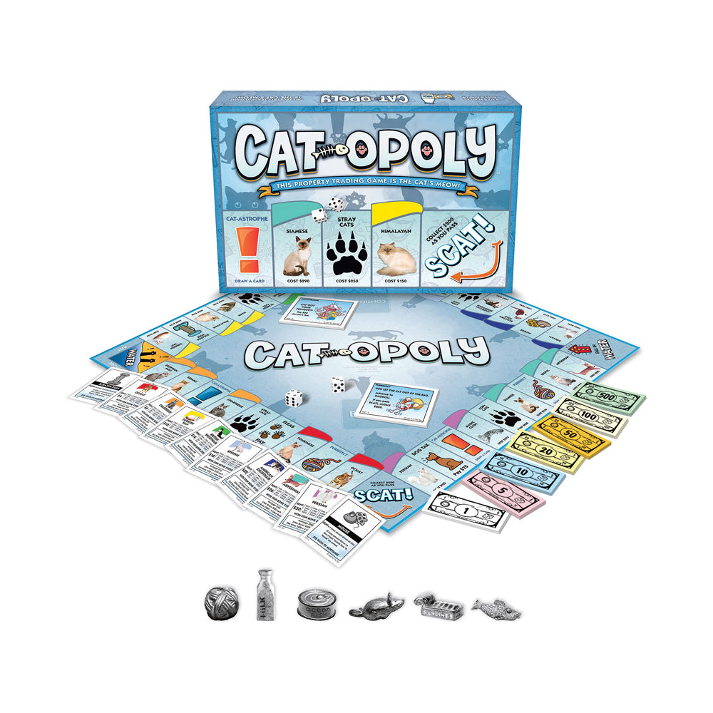 Cat-Opoly Exotic Cats Edition Board Game