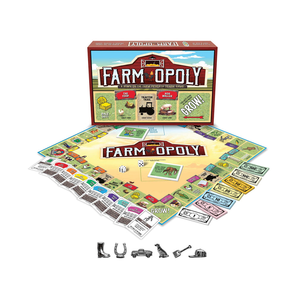 Farm-Opoly Board Game by Late for the Sky