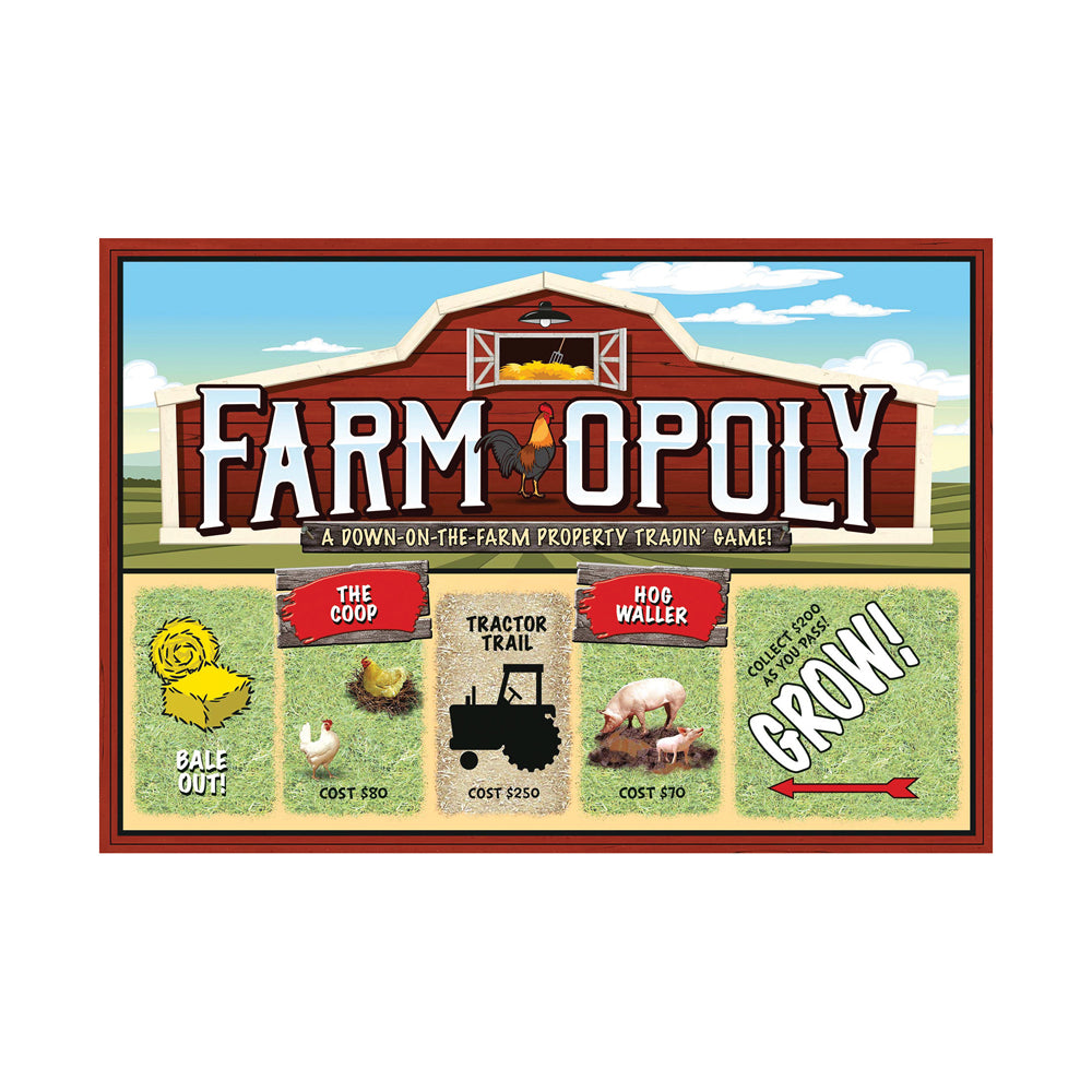 Farm-Opoly Board Game by Late for the Sky