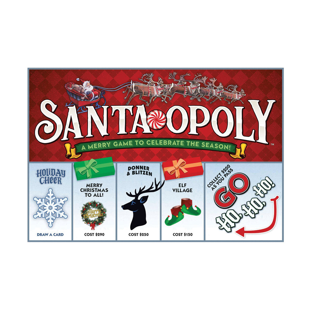 Christmas Opoly A Game to Celebrate the Season Brand popular New