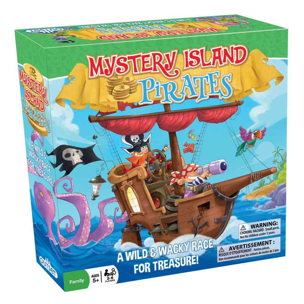 Mystery Island Pirates Adventure Tile Game for Ages 5+