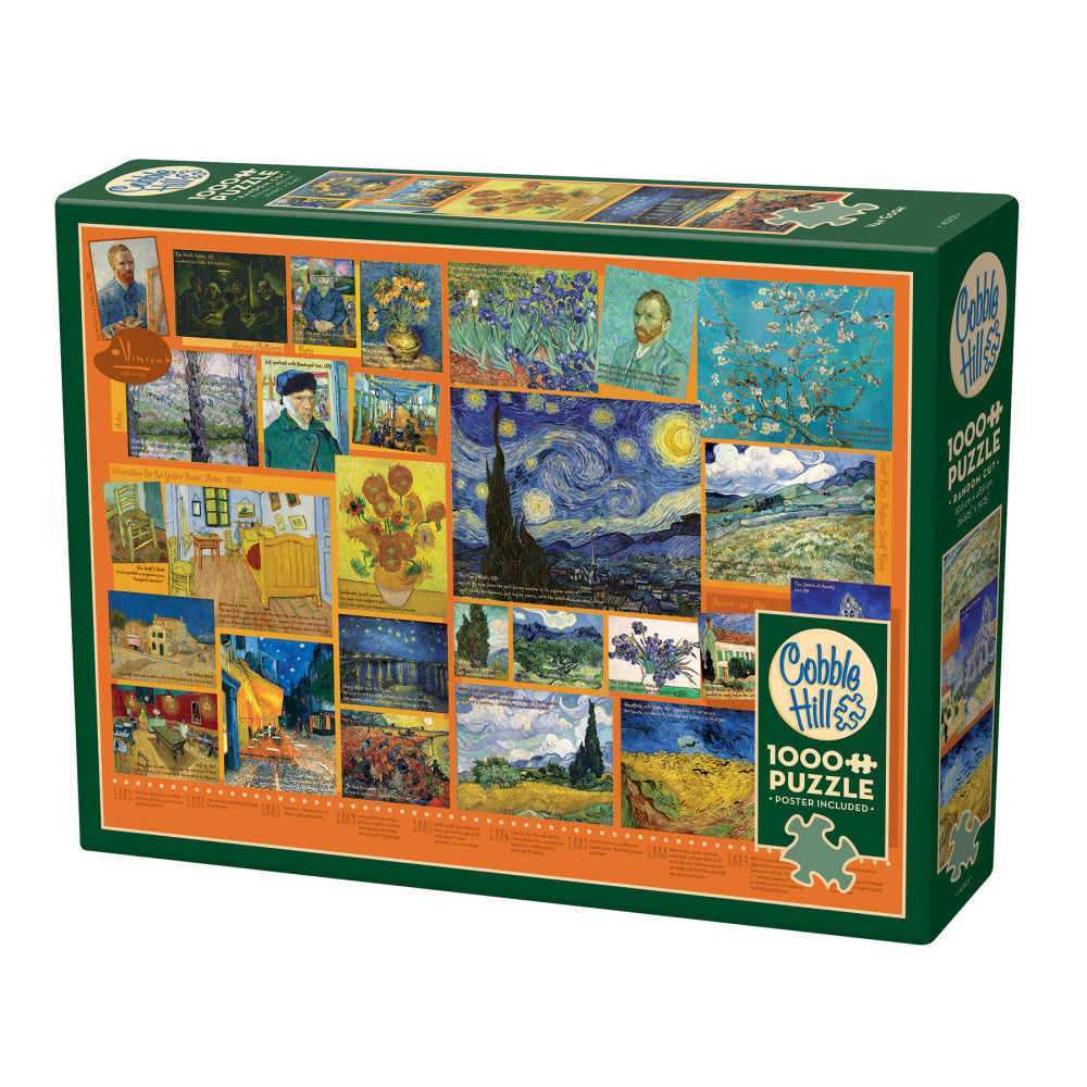 Cobble Hill 1000 Piece Van Gogh Puzzle with Reference Poster