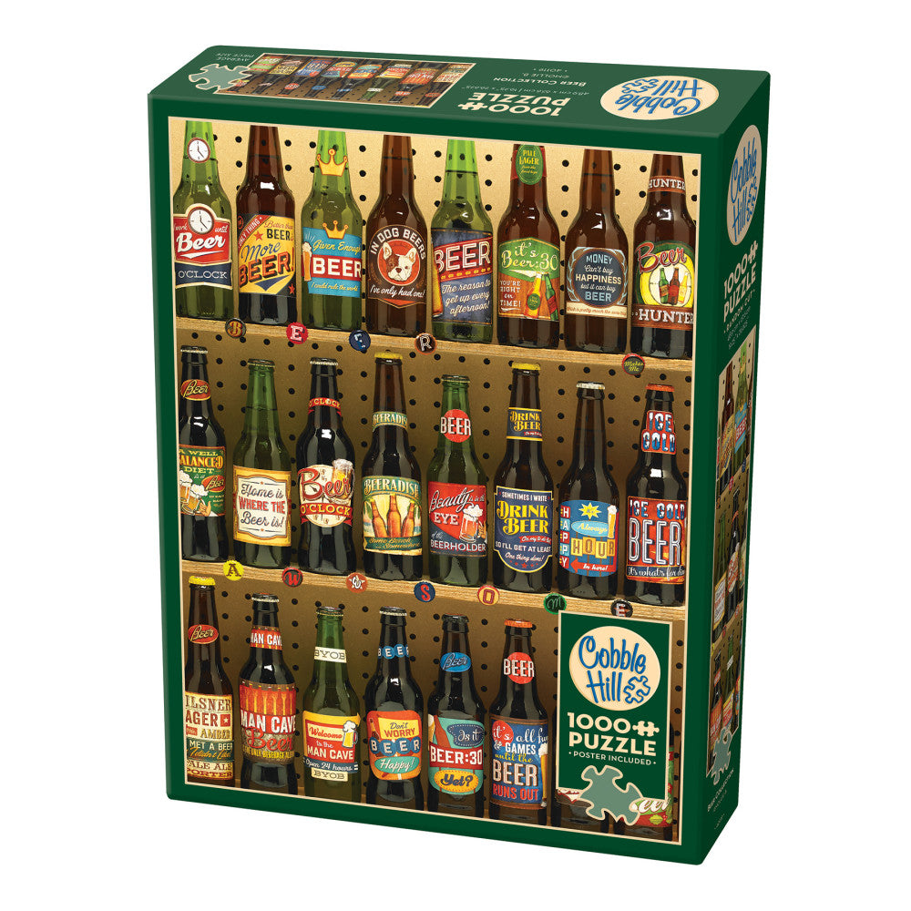 Cobble Hill Beer Collection 1000-Piece Jigsaw Puzzle with Poster