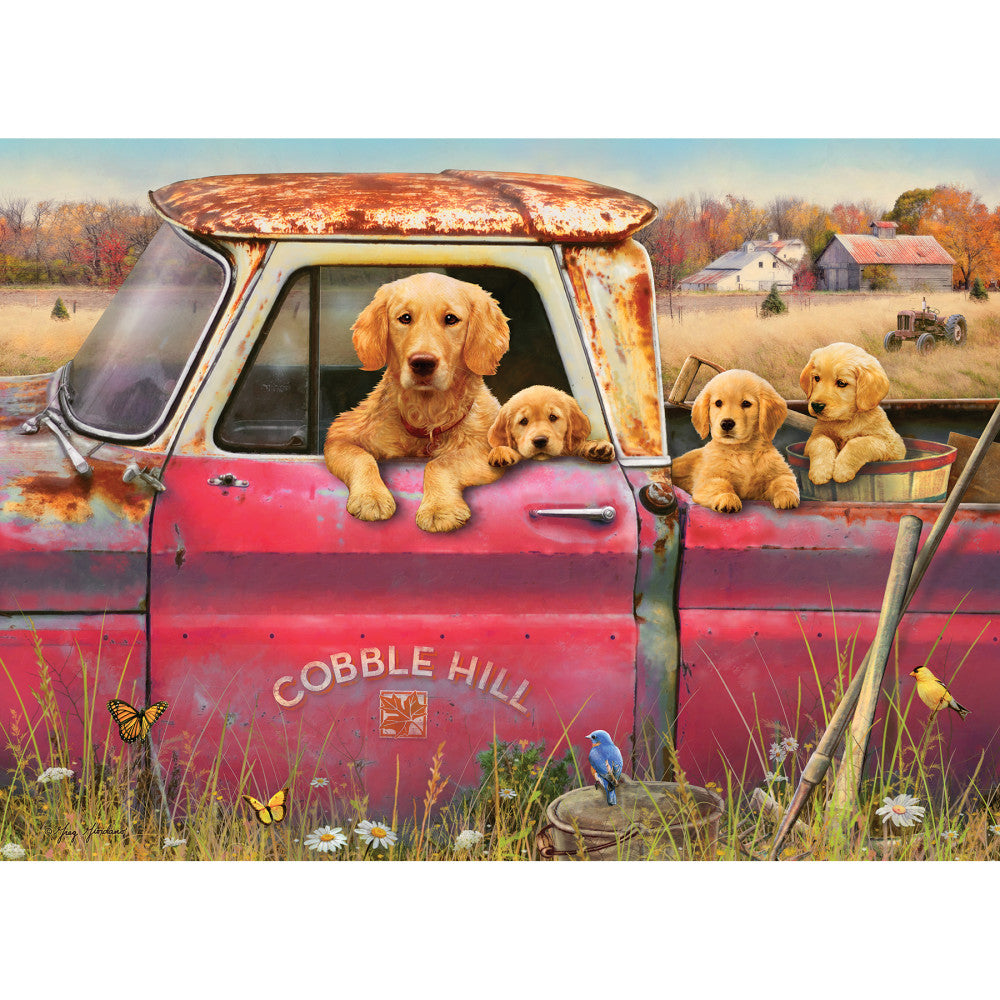 Cobble Hill Cobble Hill Farm 1000-Piece Jigsaw Puzzle - Reference Poster Included
