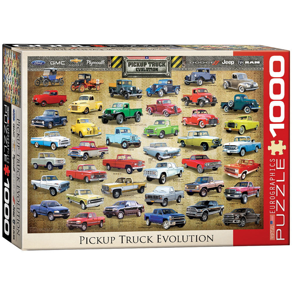 Eurographics Pickup Truck Evolution 1000-Piece Jigsaw Puzzle