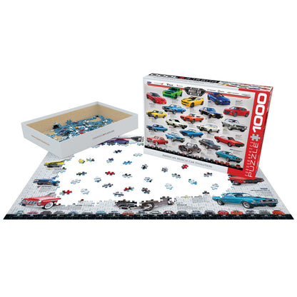 Eurographics American Muscle Car Evolution 1000-Piece Jigsaw Puzzle