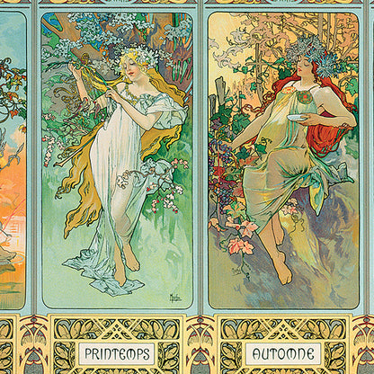 Eurographics: Four Seasons by Alphonse Maria Mucha - 1000 Piece Puzzle